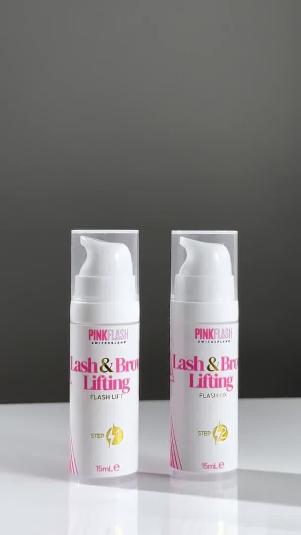 Pink Flash Lash & Brow Lift Kit Step 1 + Step 2 (15 ml each) - 3