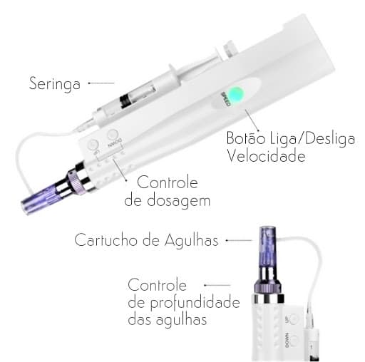 Pistola Hydra Pen Mesoterapia Dermapen Meso Gun - 2