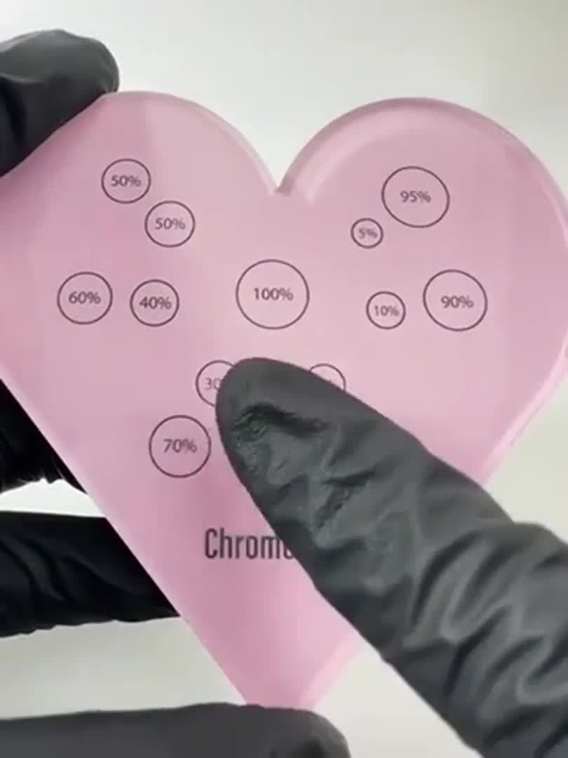 Noemi ChromeMix Heart - Palette de Mélange avec Proportions - 3