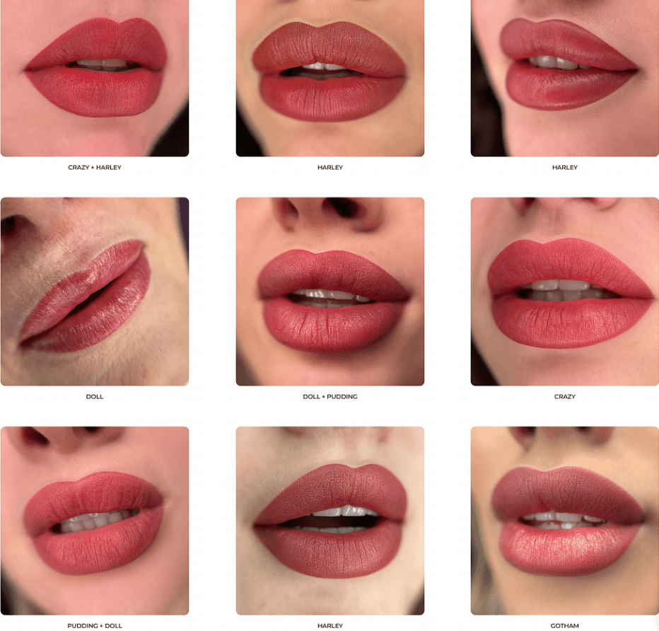 Kit 6 Hybride Pigmente für Lippen Harley Quinn - AS COMPANY - 7