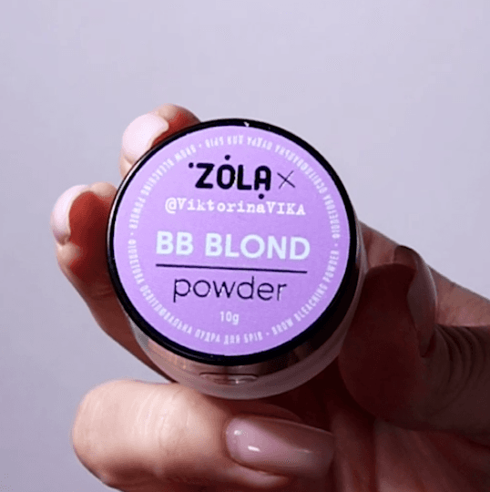 Polvo Decolorante Morado para Cejas BB Blond 10g - Zola - 3
