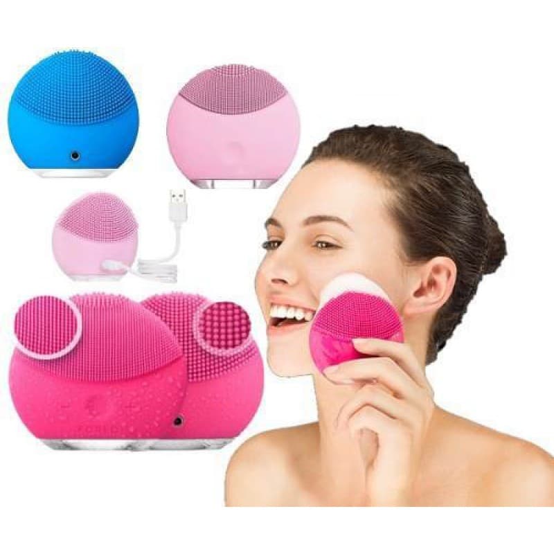 🌸 Ultraschall-Gesichtsreinigungs-Massagebürste Forever - 1