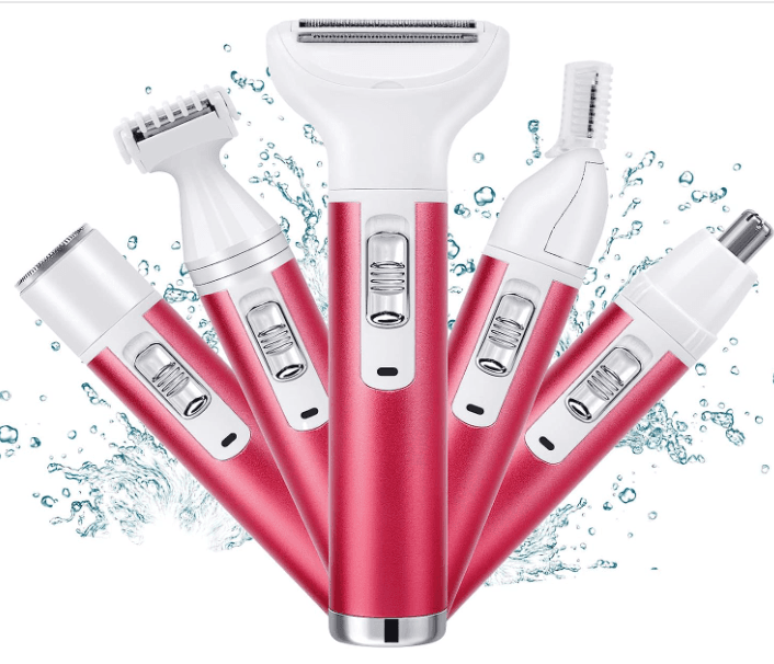 Kit Máquina Depilatoria para Mujer | Eléctrica 5 Cabezas