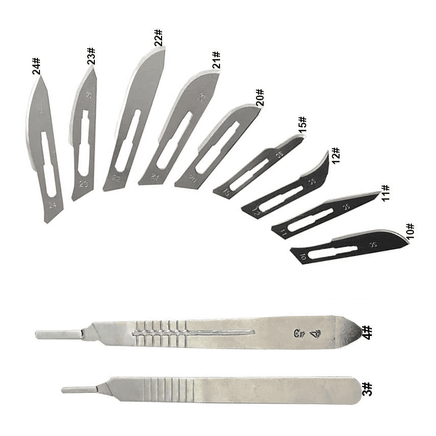 Lâminas e Cabos de Bisturi para Dermaplaning Profissional - 1