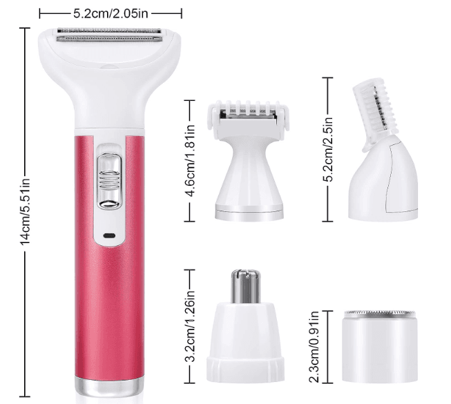 Kit Máquina Depilatoria para Mujer | Eléctrica 5 Cabezas - 4