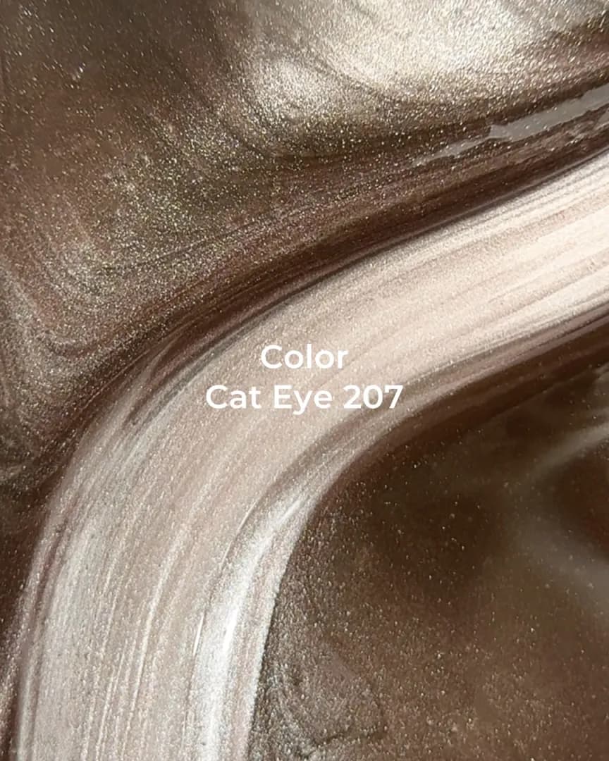 Magnetischer Gel-Nagellack – Cat Eye Nr. 207 Rosa Beige – 13 ml LUNAmoon - 4