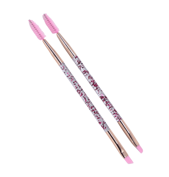 Pincel-Brocha Chaflán Glitter para Cejas - 4