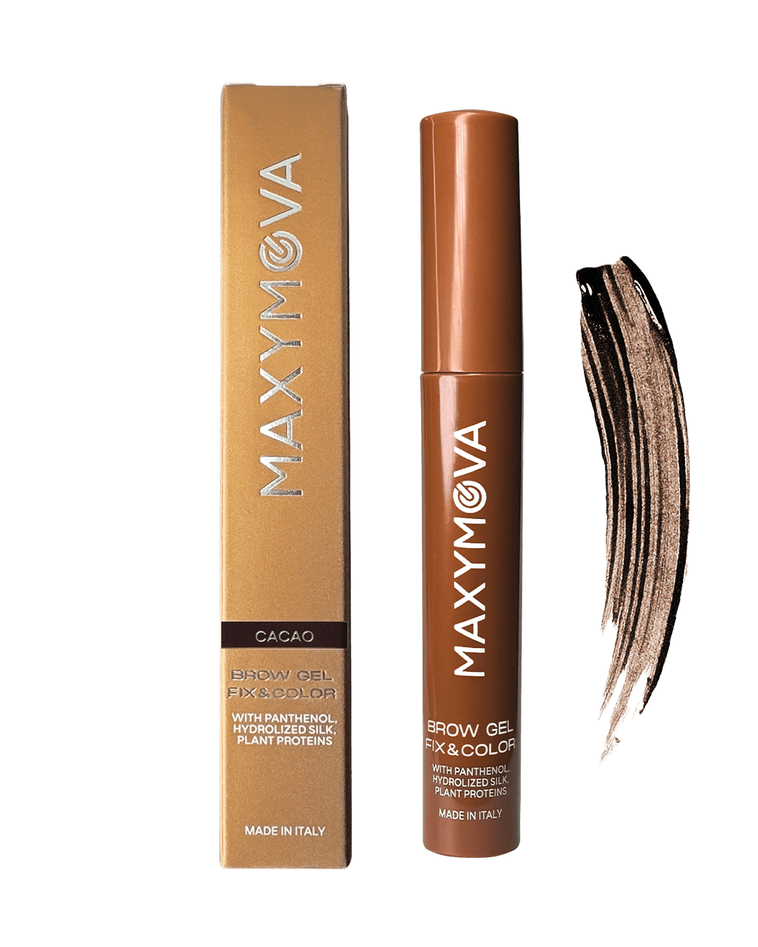Maxymova Brow Gel Fix & Color, Gel Cacao