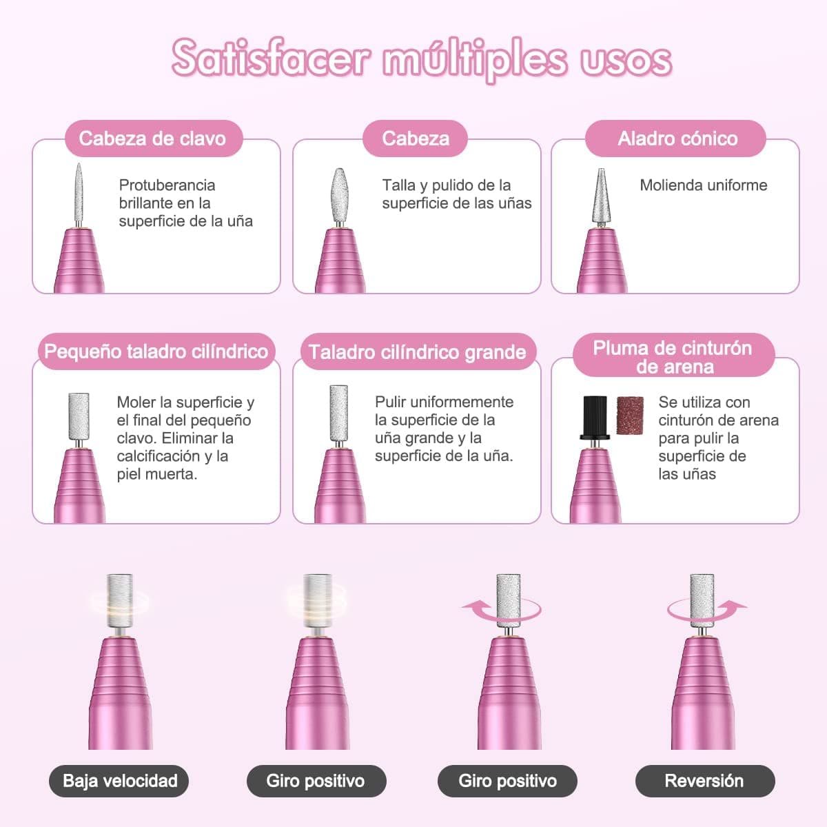 🌸 Professional Manicure Drill 20,000 RPM - 6