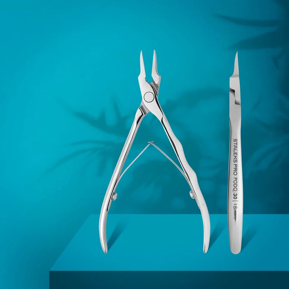 Alicate de Podologia STALEKS PODO 30 para Unhas Encravadas — 18 mm