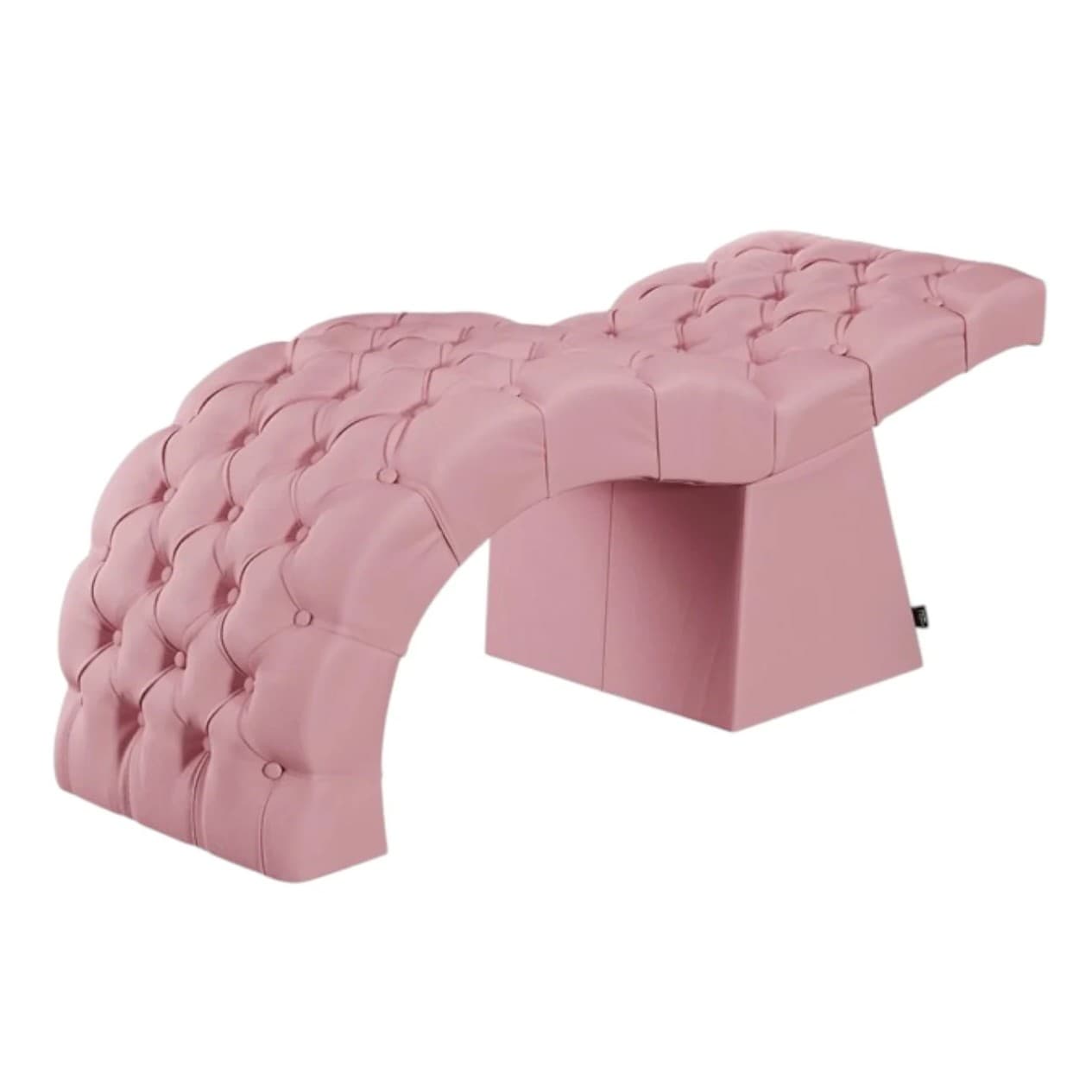 Ergonomische gepolsterte Wimpernliege Rosa