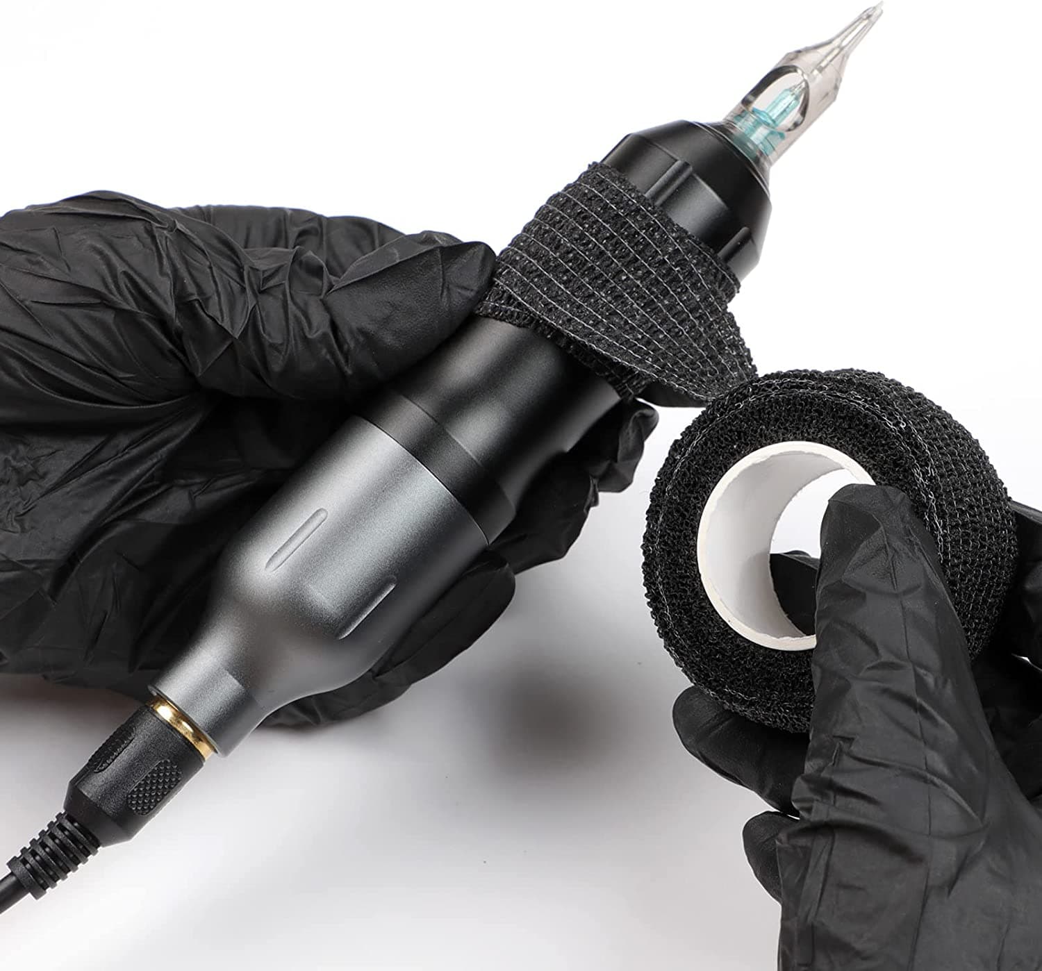 Kit Tatuaje Pluma Rotativa Fuente de Alimentación Digital Stigma - 6