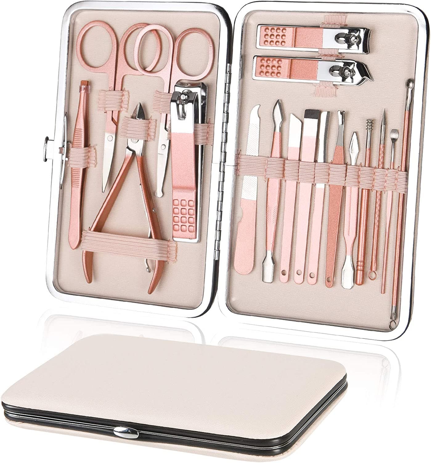 🌸 18-teiliges Set für Gesicht Maniküre Pediküre 18 Teile - 1