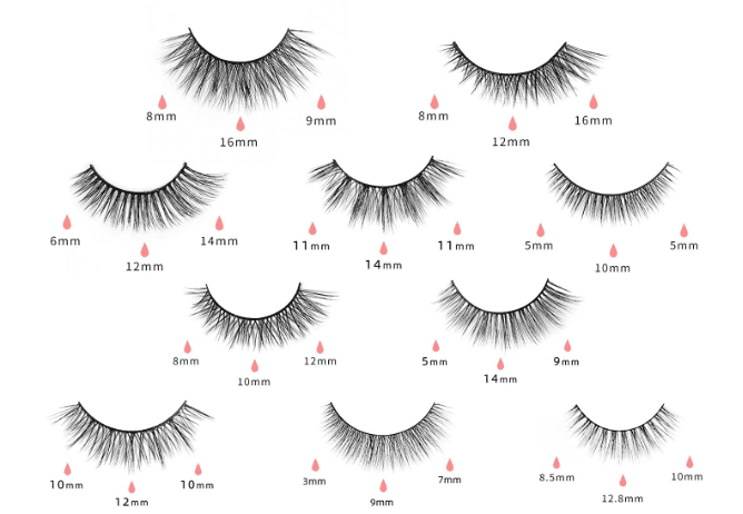 Magnetische Wimpern mit natürlichem Aussehen, wiederverwendbar, ohne Kleber, 10 Paare - 4