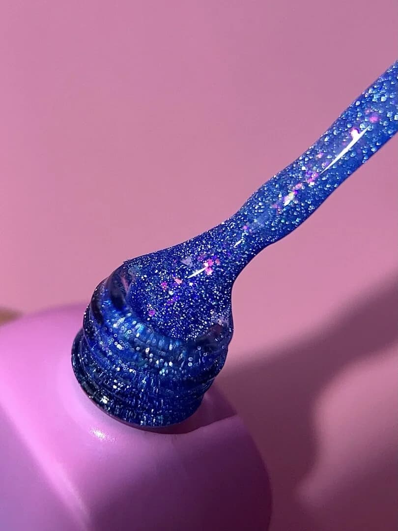 Lurex Base Nº7 – Base Camuflaje Reflectante Azul-Claro Glitter – 13 ml LUNAmoon - 5