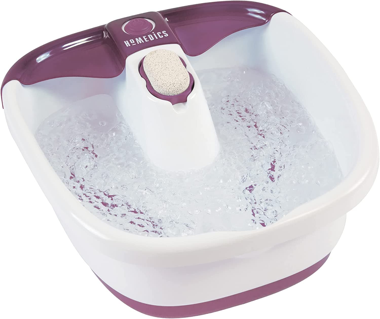 Fußmassagebad mit Hydro-Massage - Peeling mit integrierter Bimsstein