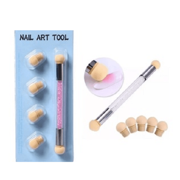 Kit Pinsel Verblenden Nail Art Nägel Degradê / Baby Boomer - 3