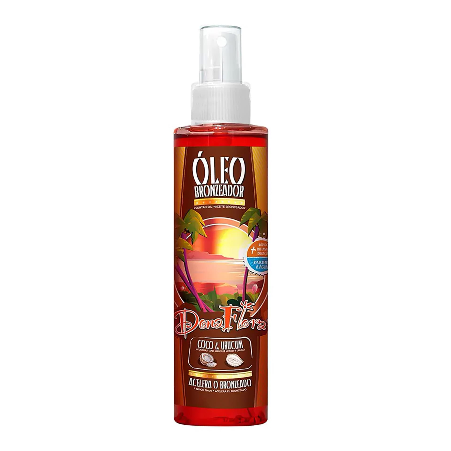 Tanning Oil Dona Flora Coconut and Urucum 200ml