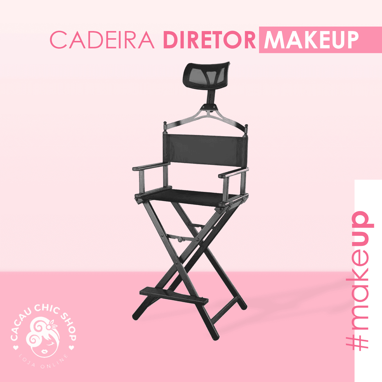 Chaise de maquillage directeur coiffeur cinéma avec appui-tête