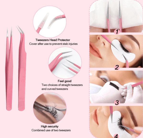 Kit Extensión de Pestañas Eyelash + Accesorios - 3