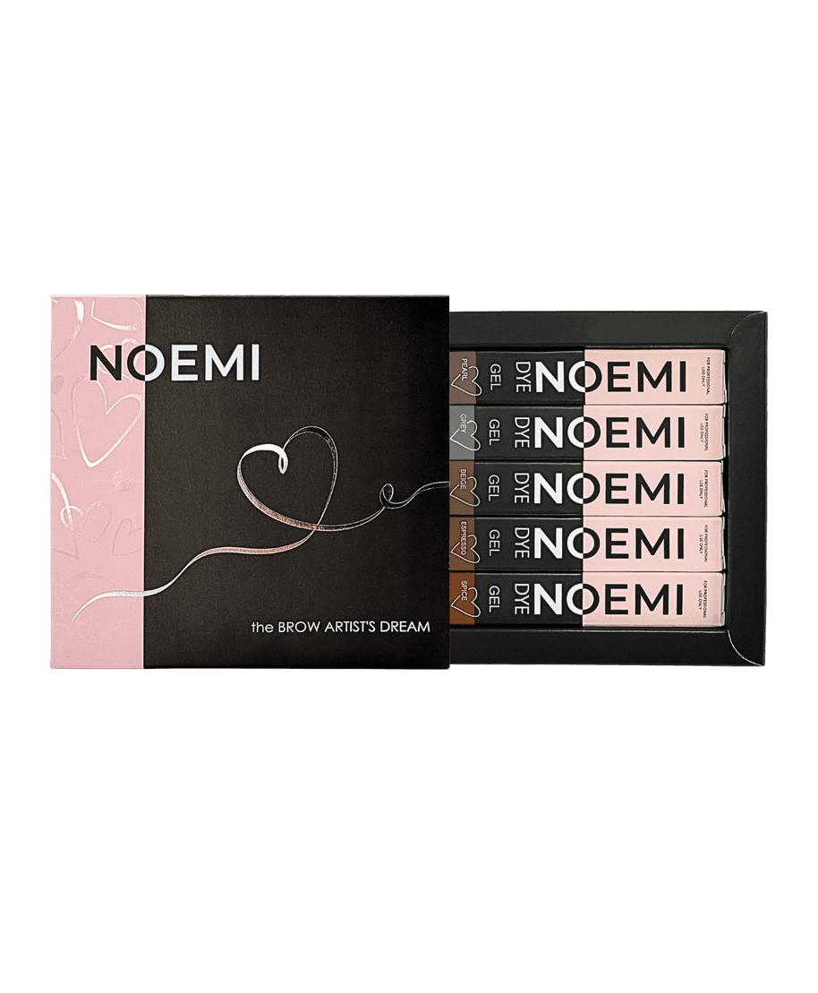 Noemi Gel Dye Kit - Kit de Coloração em Gel, 5 x 10 ml