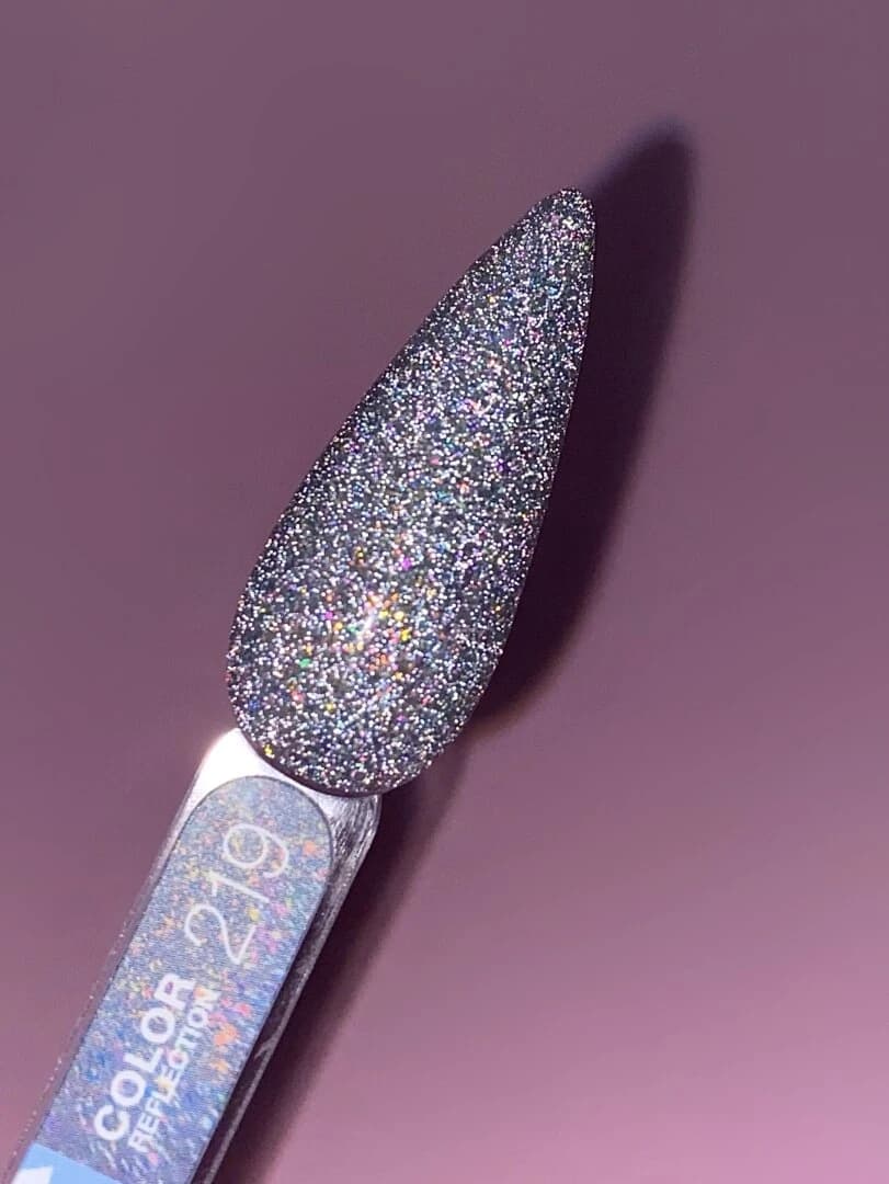 Esmalte Gel Reflectante – Color Reflection Nº219 Gris – 13 ml LUNAmoon - 3