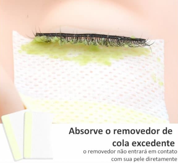 Cotton Pads for Eyelash Removal - 2