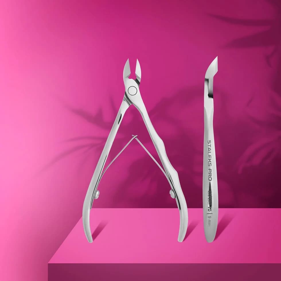 Alicate de Cutículas Profissional STALEKS EXPERT 10 — 9 mm