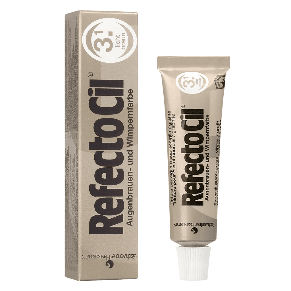 RefectoCil Färbung Hellbraun Wimpern und Augenbrauen 3.1 Hellbraun - 1