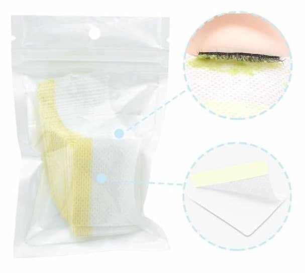 Cotton Pads for Eyelash Removal - 1