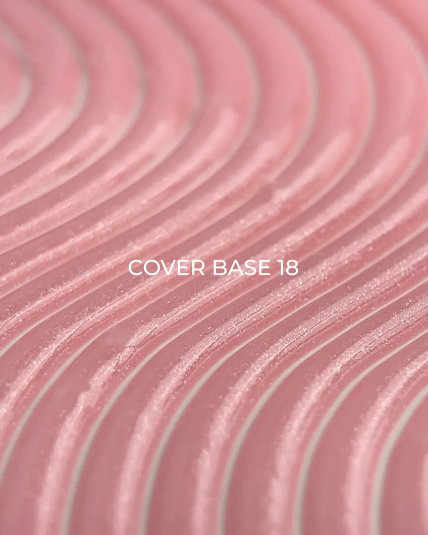 Cover Base Nº18 – Base Camuflaje Rosa Claro Shimmer – 13 ml LUNAmoon - 3