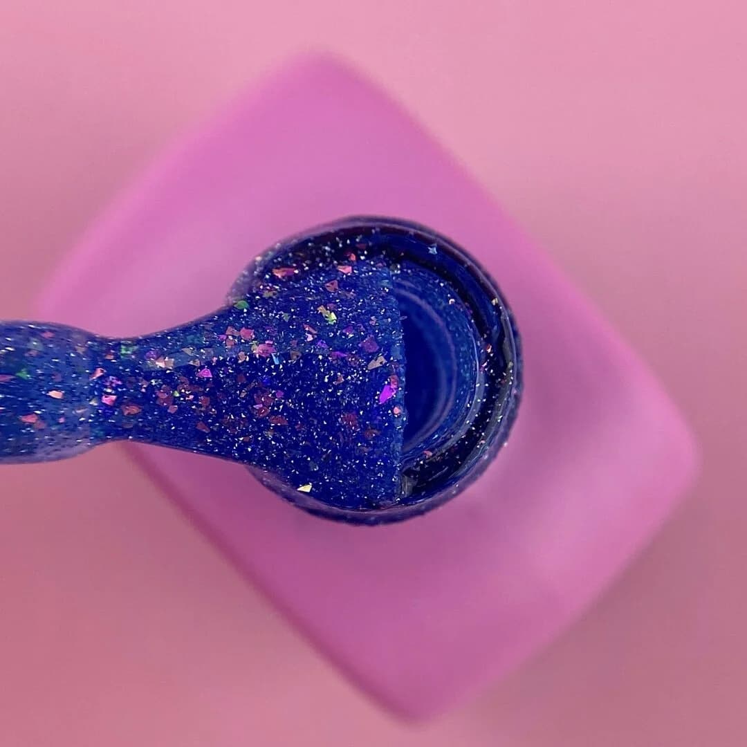 Lurex Base Nº7 – Base Camuflaje Reflectante Azul-Claro Glitter – 13 ml LUNAmoon - 4