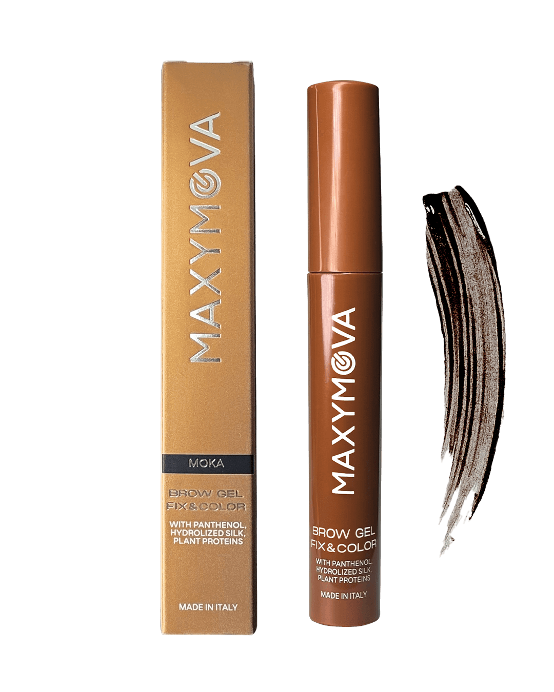 Maxymova Brow Gel Fix & Color, Gel Moka