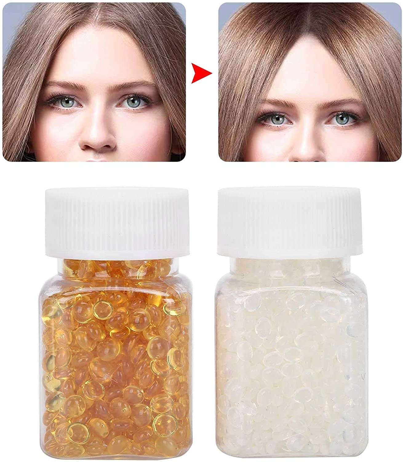 Kératine Granulaire pour Extensions de Cheveux 2 Flacons - 3