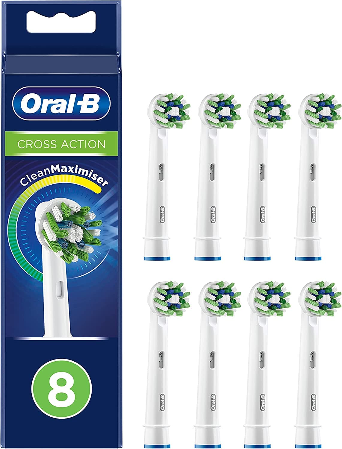 Oral-B CrossAction Toothbrush Kit + 8 Heads - 1