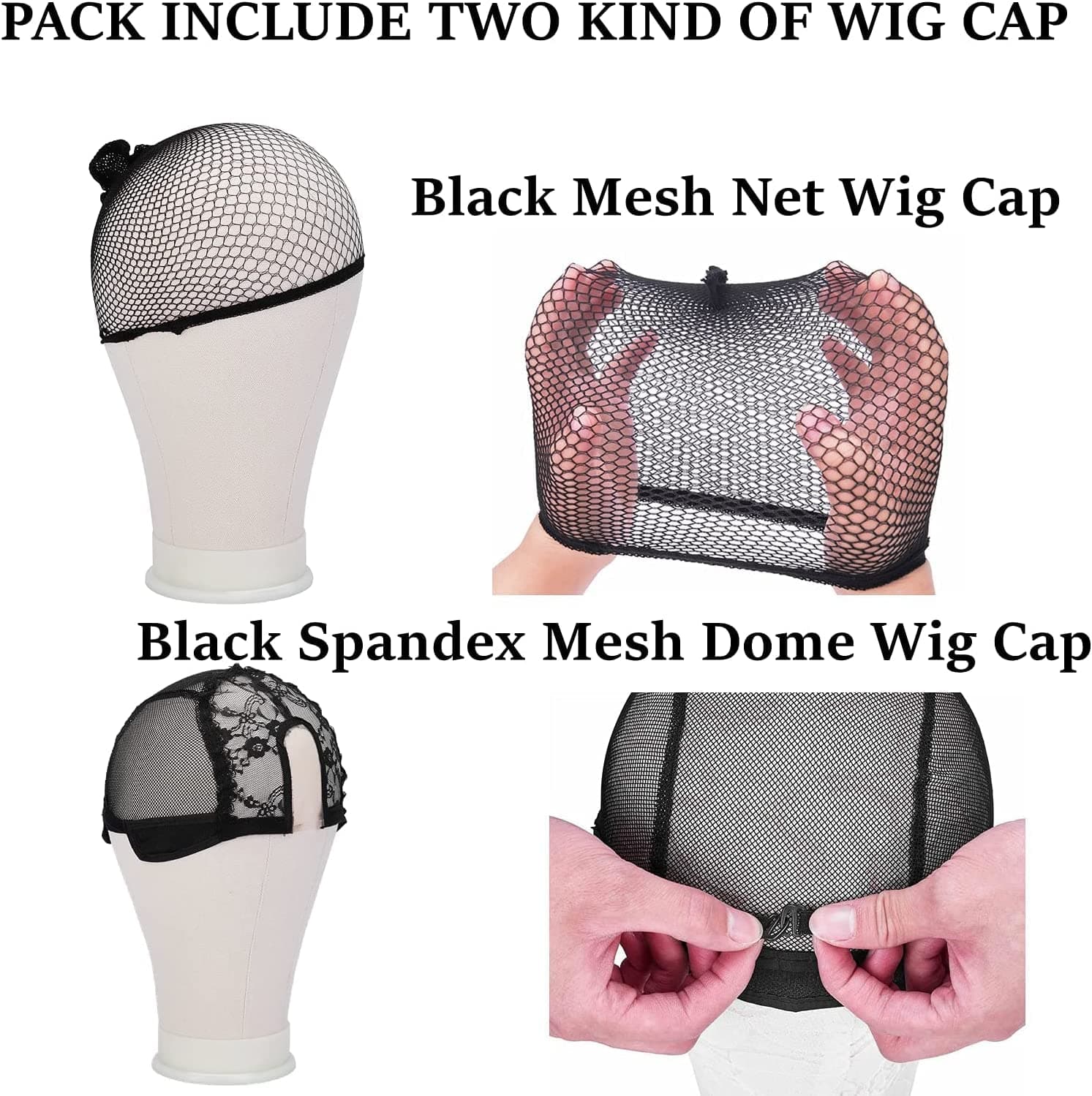 Mannequin Head for Wig with Tripod + Accessories - 3