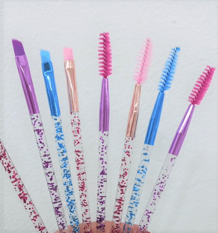 Pincel-Brocha Chaflán Glitter para Cejas - 2