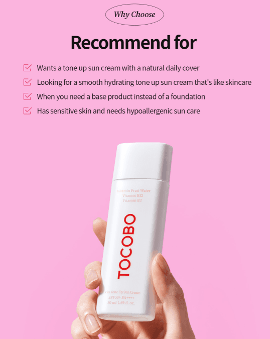 TOCOBO Vita Tone Up Sun Cream SPF 50+ PA++++ - 3