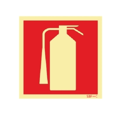 Fire Extinguisher Sign Plate - 1