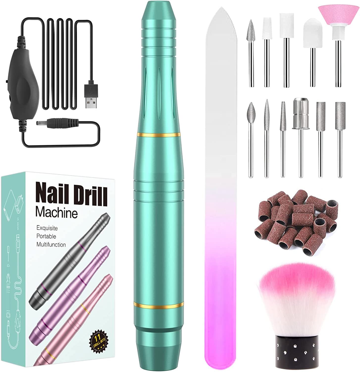 🌸 Adjustable Speed Manicure and Pedicure Drill Kit Various Colors - 5