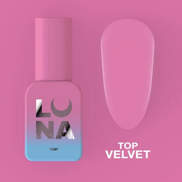 Top Coat Mat Sans Résidu – Top Velvet 13 ml LUNAmoon