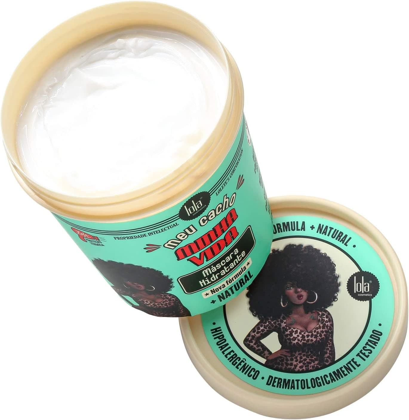Meu Cacho Minha Vida Maske für Feuchtigkeit 450g Lola Cosmetics - 5