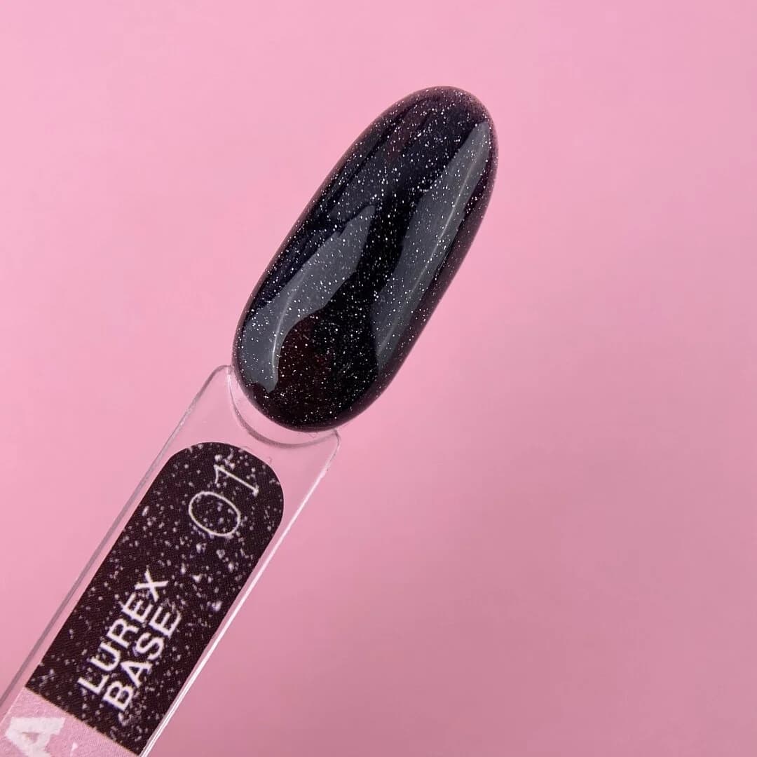 Lurex Base Nº1 – Base Camuflagem Black Glitter – 13 ml LUNAmoon - 2