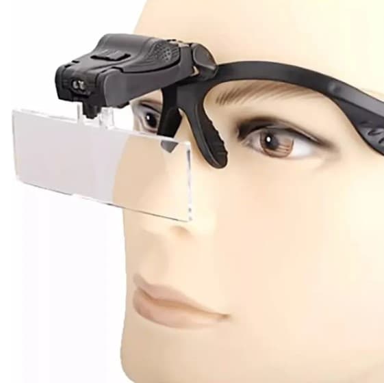 Gafas Lupa Cabeza 5 Lentes Led - 1