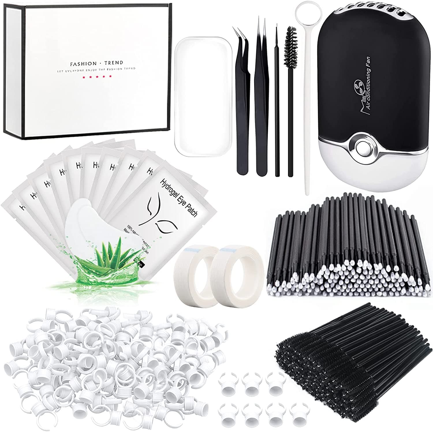 Pink or Black Eyelash Extension Kit with Various Accessories🌸 - 2
