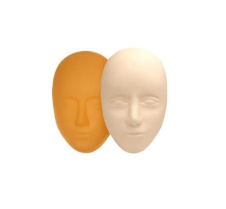 3D Face Head with support for Micropigmentation training - 2