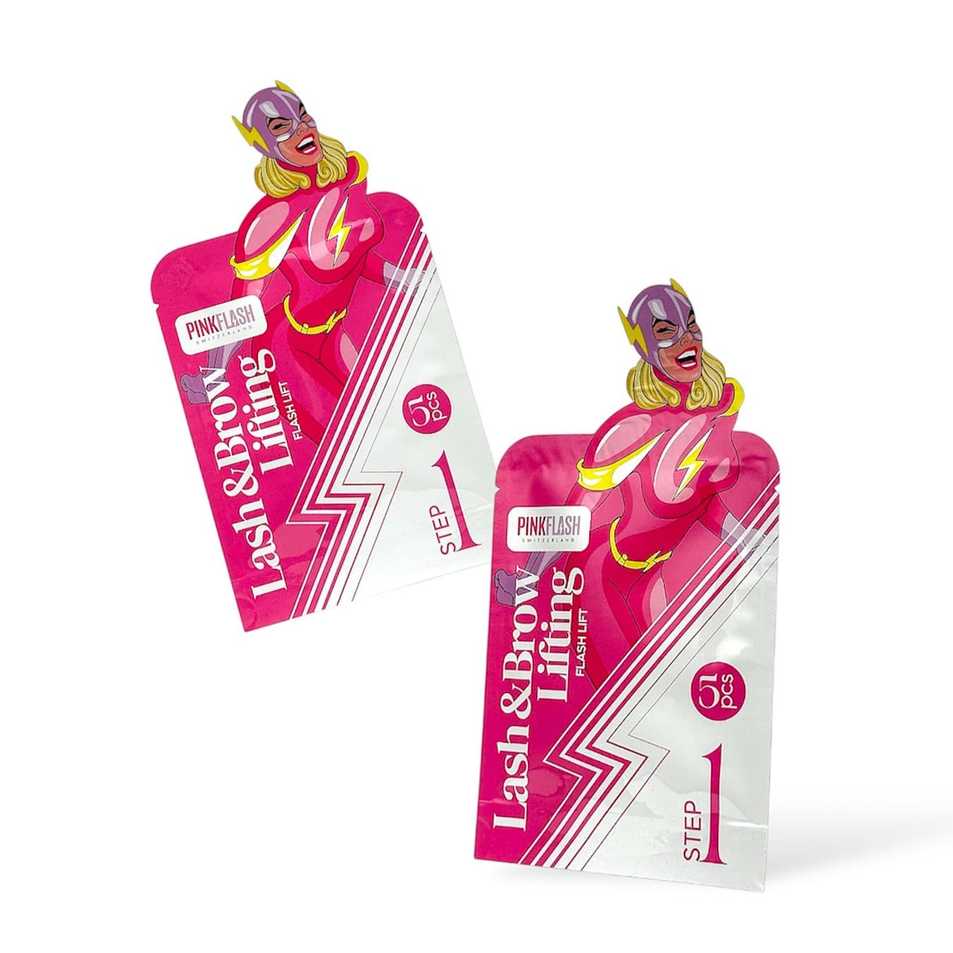 Pink Flash Lash and Brow Lift Passo 1 – 5 Saquetas