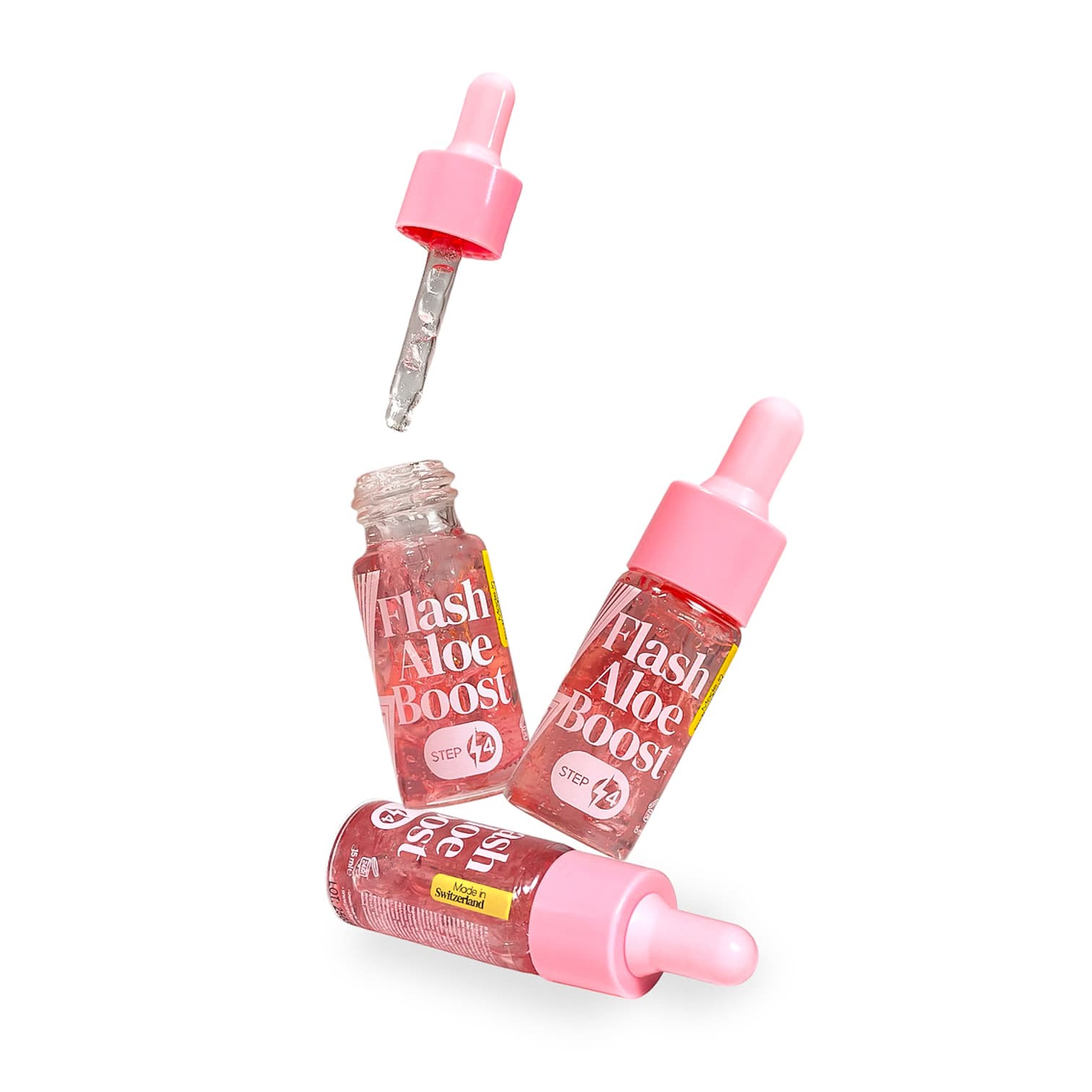 Pink Flash Lash & Brow Aloe Boost Cherry 🍒 – Étape 4 - 15 ml