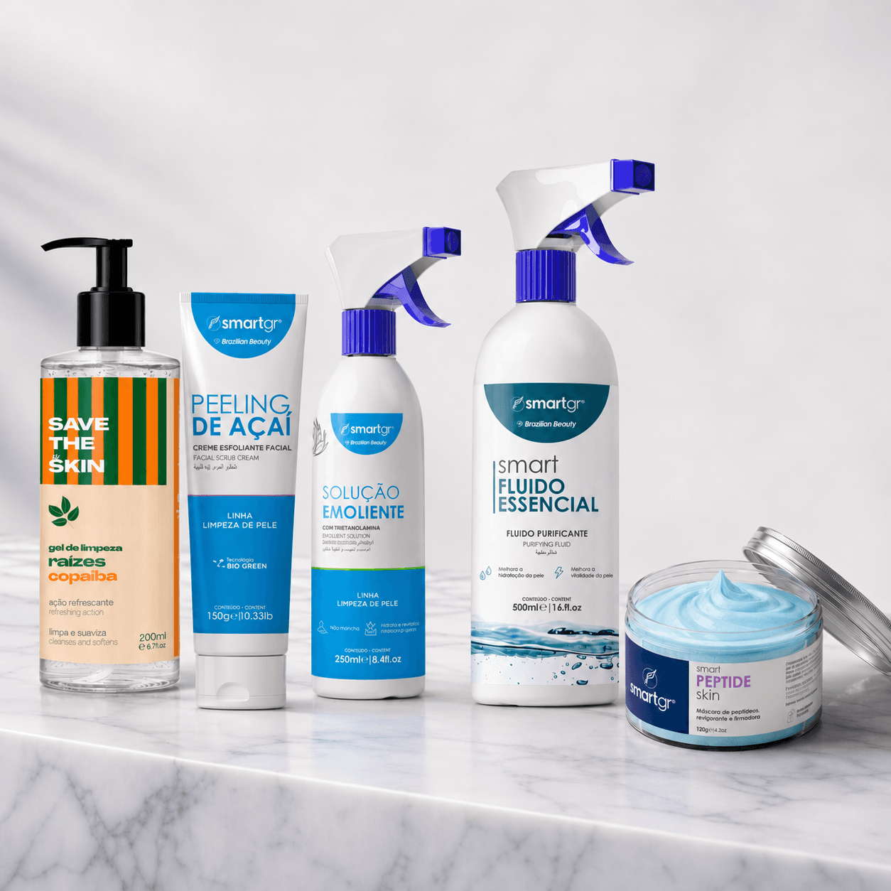 Kit de Nettoyage de Peau Basique Professionnel Smart GR - 5 Produits