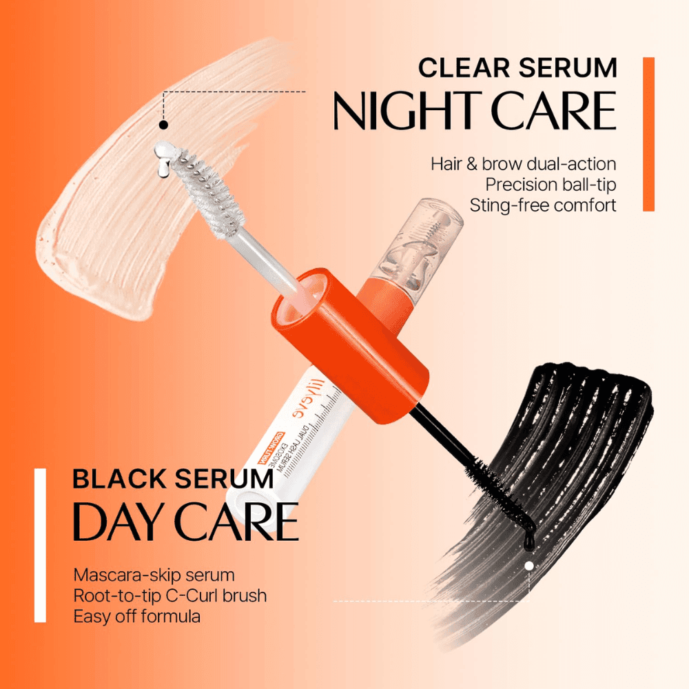 Lilyeve Grow:Turn Exosome — Sérum Duplo de Pestanas 8 ml, imagem de contexto e utilização